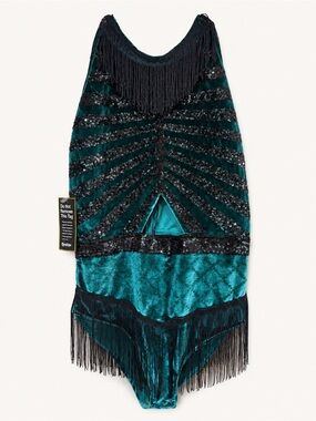 Tipsy Elves 1920s Flapper Costume Bodysuit NWT Size M